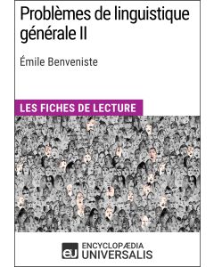 Problèmes de linguistique générale II d'Émile Benveniste
