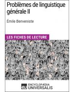 Problèmes de linguistique générale II d'Émile Benveniste