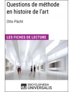 Questions de méthode en histoire de l'art d'Otto Pächt